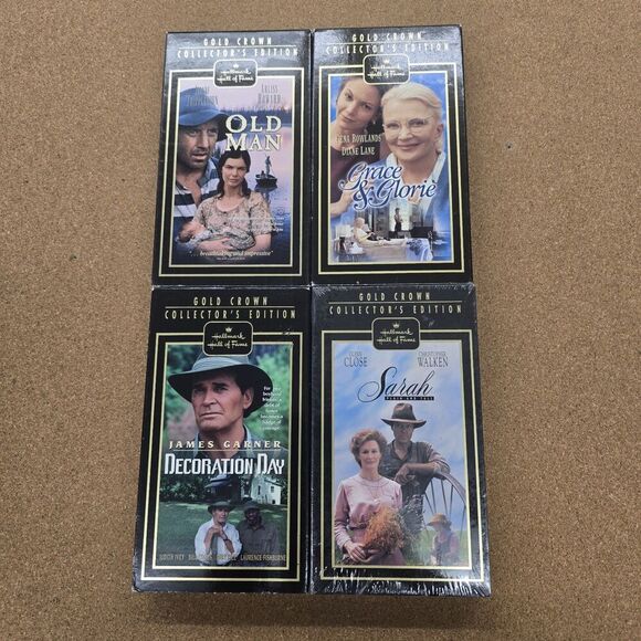 Hallmark Hall of Fame Gold Crown Collectors Edition VHS Set 3 Used 1 In Plastic - Picture 1 of 10